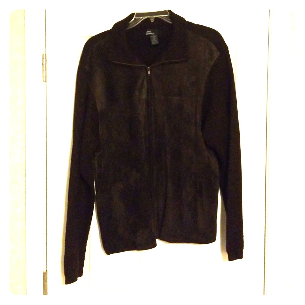 Mark Edward - Dark Brown Full Zip-up Sweater